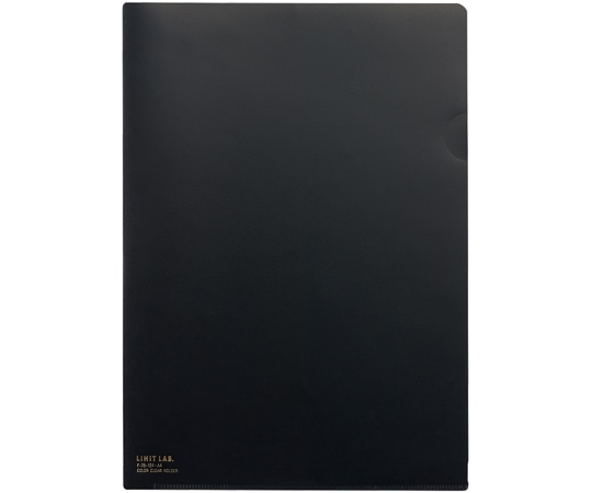 LIHITLAB カラークリヤーホルダー A4 シークレットブラック 50枚入 F78-124 1ケース（ご注文単位1ケース）【直送品】