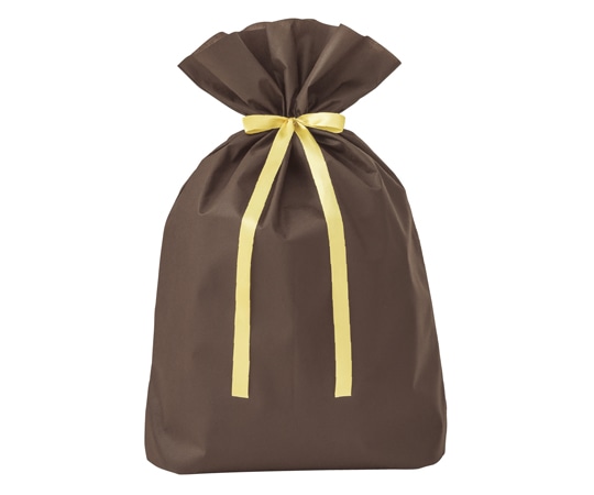 ササガワ 巾着袋 超BIG 750×1000mm ダークブラウン 1枚入 50-3961 1枚（ご注文単位1枚）【直送品】