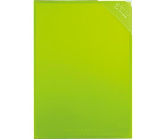 コクヨ ハードクリヤーホルダーモッテA4 ライトグリーン フ-LMD750LG 1枚（ご注文単位1枚）【直送品】