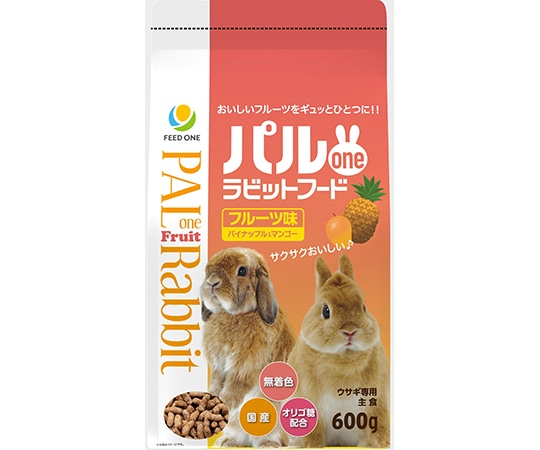 フィード・ワン パルoneラビットフードフルーツ味 600g  1袋（ご注文単位1袋）【直送品】
