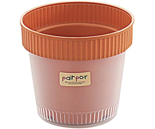 イノマタ化学 ペアポット ブラウン #7080 1個(ご注文単位1個)【直送品】