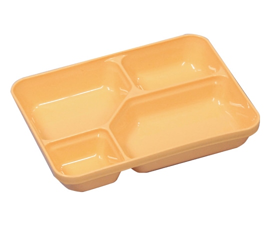 Daiwa 4ツ仕切り副食容器 本体 蓋セット オレンジ SF-42016 1個(ご注文単位1個)【直送品】