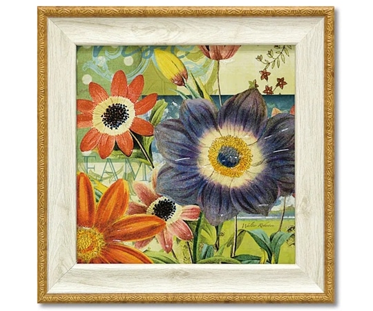 ユーパワー ミニゲル アートフレーム ウォルター ロバートソン｢ポルカドット ポピー｣ WR-02003 1個（ご注文単位1個）【直送品】