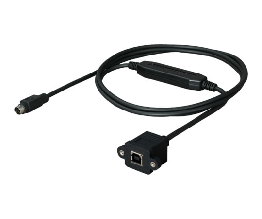 ダイヤトレンド 三菱CPU⇔PC用 RS-232C⇔USBコンバータケーブル パネル取付 DQ-PU2 1本(ご注文単位1本)【直送品】