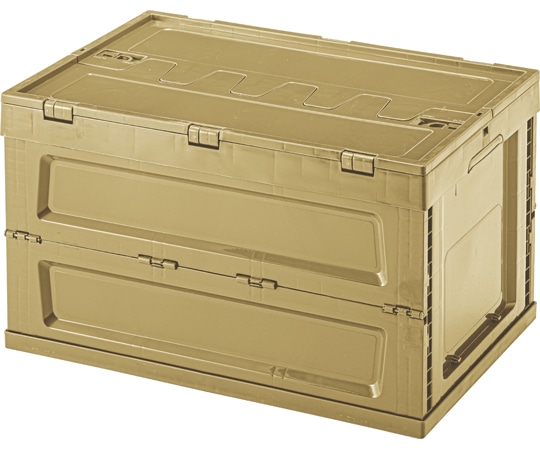 東谷 フォールディング コンテナ L ベージュ LFS-34SBE 1個（ご注文単位1個）【直送品】