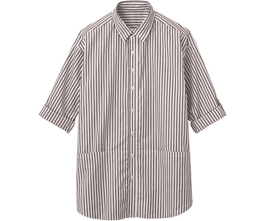 カーシーカシマ HEARTGREEN ロングシャツ Scandinavian Pattern Collection ブラック M HSY014 1枚（ご注文単位1枚）【直送品】