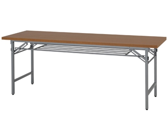 カグクロ 折りたたみテーブル W1800×D450×H700mm チーク NTH-1845-TK 1台(ご注文単位1台)【直送品】