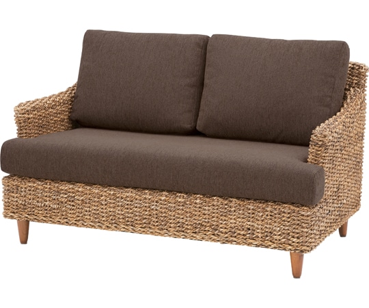 東谷 クラール 2人掛 ブラウン NRS-412 1個（ご注文単位1個）【直送品】