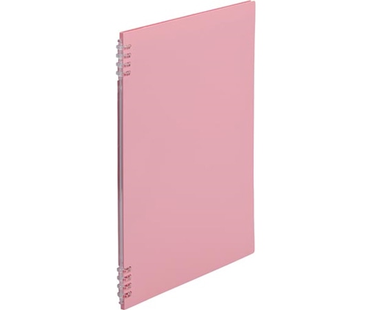 カウネット リフィルを入れやすいクリヤーブック 差替 ピンク 43000258 1冊(ご注文単位1冊)【直送品】