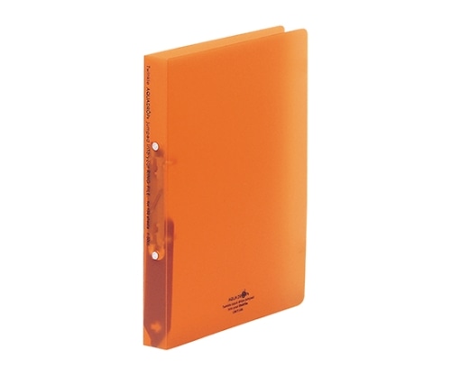 LIHITLAB AQUA DROPs リングファイル<ツイストリング> 4橙 F-5005 F5005-4 1冊(ご注文単位1冊)【直送品】