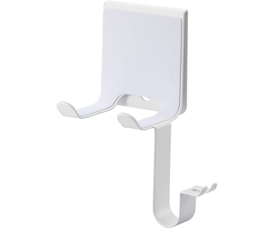 エレコム ドライヤーホルダー 吸盤タイプ T字ドライヤー収納 折りたたみドライヤー収納 プラグキャッチャー付き ホワイト BA-HDHKSCAWH 1個（ご注文単位1個）【直送品】