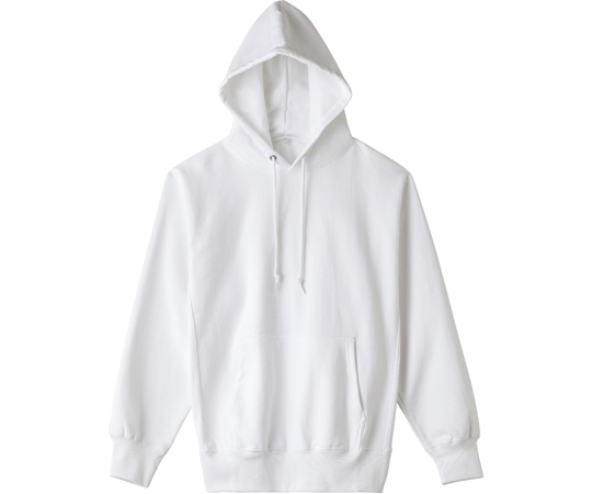 ボンマックス ヘビーウエイトプルオーバーパーカ ホワイト M MS2130-15 M 1枚（ご注文単位1枚）【直送品】