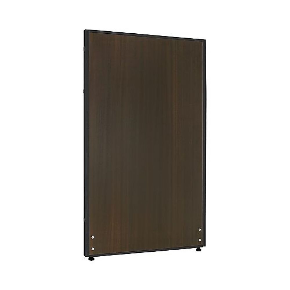 カグクロ 木目調ローパーテーション(BK)ダークブラウン H1200×W700mm PW0712-B-DB 1台(ご注文単位1台)【直送品】
