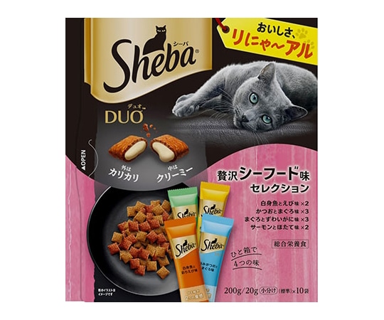 マースジャパンリミテッド シーバ デュオ 贅沢シーフード味セレクション 200g SD23 1個（ご注文単位1個）【直送品】