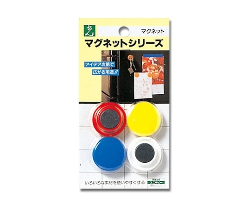 光 ポイントカラー(マグネット) 色混み 30mmΦ 4個入 ME30-10 1パック(ご注文単位1パック)【直送品】