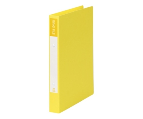 ビュートン 紙製リングファイル イエロー SRF-A4-Y 1冊(ご注文単位1冊)【直送品】