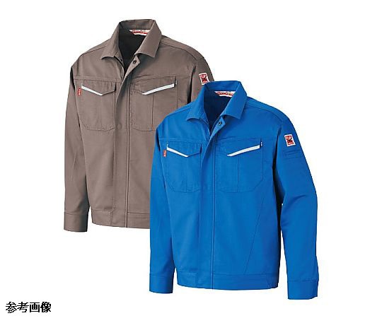 ブレイン 7.4V/25V 胸スイッチなし 防炎空調エアコン(火の粉侵入防止SUSメッシュカバー付)ジャケットのみ グレー 5L BR-2000 1着(ご注文単位1着)【直送品】