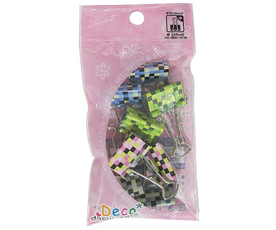 ミツヤ デコドキュWクリップ中 キューブ 8個×5箱入 DD-MC-M 1ケース（ご注文単位1ケース）【直送品】