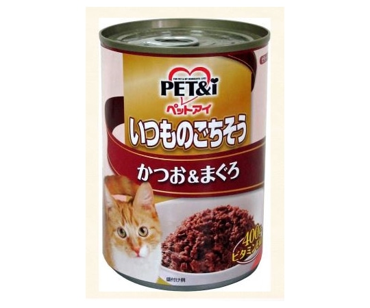 ペットアイ いつものごちそう かつお&まぐろ 400g  1箱（ご注文単位1箱）【直送品】