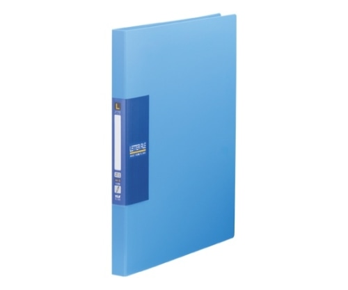 テージー レターファイル ブルー FL-340-02 1個(ご注文単位1個)【直送品】