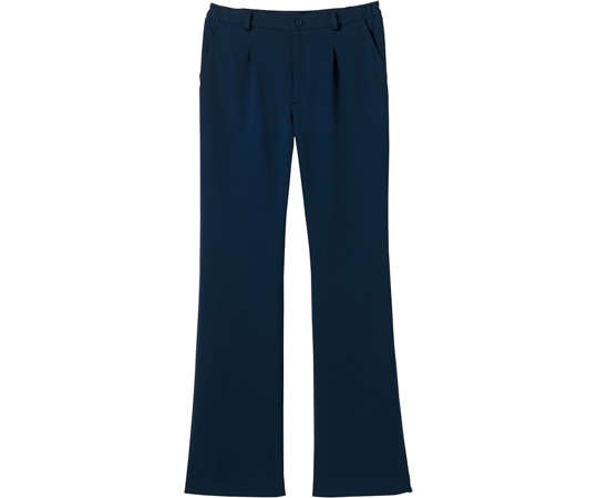 カーシーカシマ HEARTGREEN ニットストレートパンツ 脇ゴム仕様 ブルーベリー L HM1785 1枚（ご注文単位1枚）【直送品】