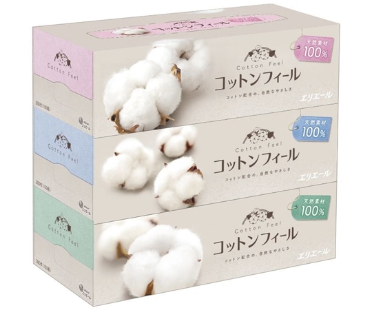 エリエール(大王製紙) コットンフィールティシュー 1ケース(16パック入) 21000594 1ケース（ご注文単位1ケース）【直送品】
