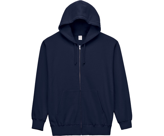 ボンマックス 10オンス フードジップパーカ(裏パイル) ネイビー 3L MS2134O 1枚（ご注文単位1枚）【直送品】