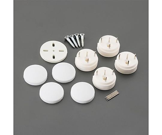 アズワン 5.0mm ミラー取付金具セット(コンクリート用/4個) EA724Y-153 1セット（ご注文単位1セット）【直送品】