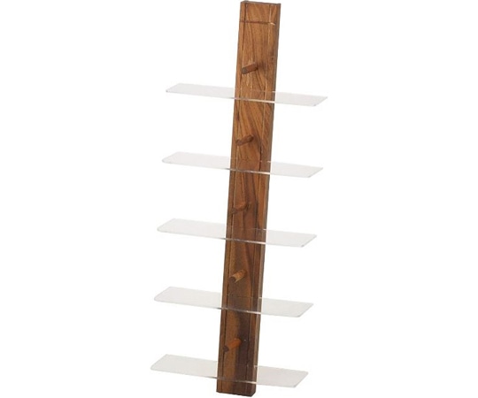 ライフサーブ EASY RACK for Glasess(ウォールナット)  1個(ご注文単位1個)【直送品】