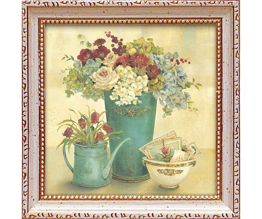 ユーパワー ミニゲル アートフレーム キャサリン ホワイト｢ハイドレインジャー ブルーム｣ KW-02005 1個（ご注文単位1個）【直送品】