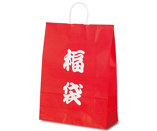 ベルベ 紙袋 自動紐手提袋 T-12 福袋(文字) 200枚 1495 1ケース（ご注文単位1ケース）【直送品】