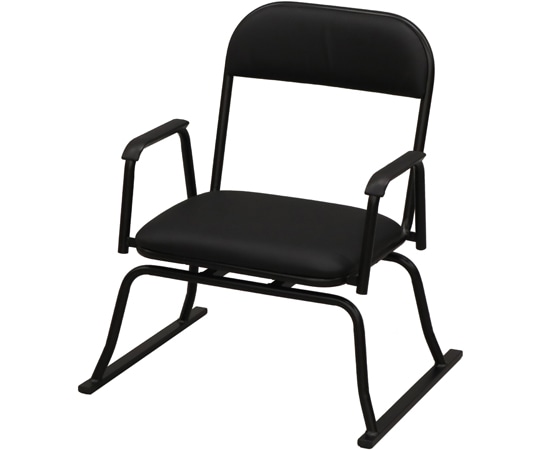 エイ・アイ・エス 楽座椅子 回転式 ブラック RCR-300 1脚（ご注文単位1脚）【直送品】