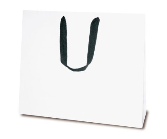 ベルベ 紙袋 手提袋 T-ショルダー13 白 無地(PP貼) 50枚 1992 1ケース(ご注文単位1ケース)【直送品】