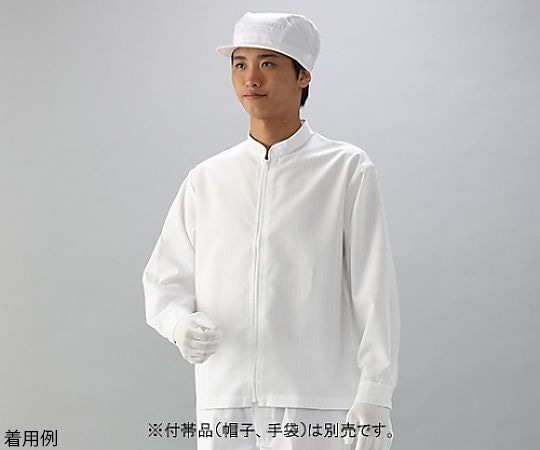 ガードナー クリーン上着(白)男女兼用 5Lサイズ E2300-1 1枚 (ご注文単位1枚)【直送品】