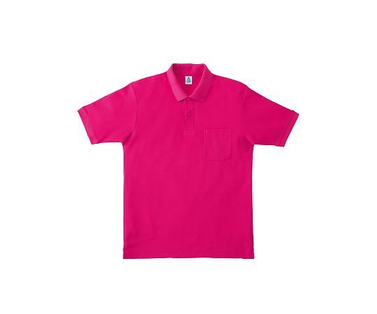 LIFEMAX ポケット付 CVC鹿の子ドライポロシャツ ショッキングピンク L MS3114-29 L 1枚（ご注文単位1枚）【直送品】