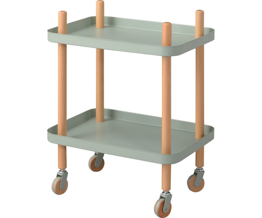 東谷 ワゴン 2D グリーン PW-52GR 1個（ご注文単位1個）【直送品】