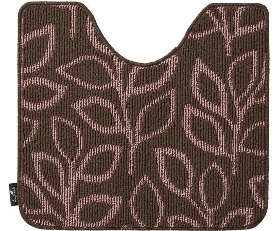 山崎産業(コンドル) リーフレッシュ消臭マット トイレ 55×60mm ブラウン 1枚(ご注文単位1枚)【直送品】