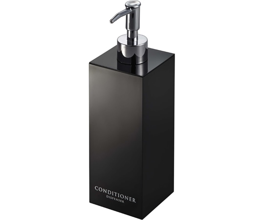 山崎実業 ツーウェイディスペンサー ミスト スクエア コンディショナー ブラック 7894 1個（ご注文単位1個）【直送品】