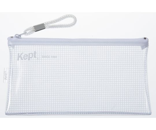 レイメイ藤井 Kept クリアペンケース ホワイト KPF603W 1個(ご注文単位1個)【直送品】