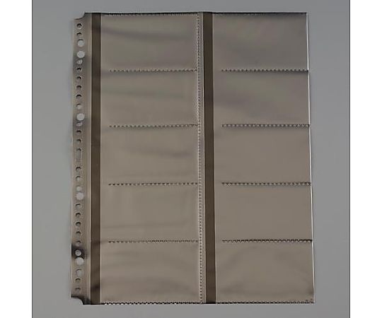 ナカバヤシ A4 クリアーポケット(名刺サイズ・10ポケット/10枚入) EA762CC-357 1式(ご注文単位1式)【直送品】