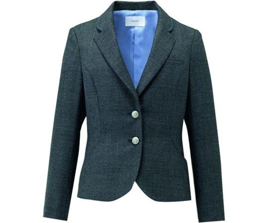 カーシーカシマ ENJOY ジャケット MELANGE HOUNDSTOOTH チャコールグレー 5号 EAJ718 1枚（ご注文単位1枚）【直送品】