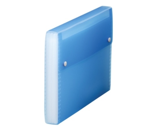 キングジム シンプリーズドキュメントファイル 13ポケット(透明)青 2288TSP 1冊(ご注文単位1冊)【直送品】