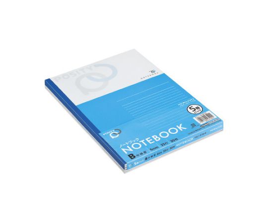 コクヨ パックノートポジティB罫30枚5冊パック P3ノ-31BX5 1パック（ご注文単位1パック）【直送品】