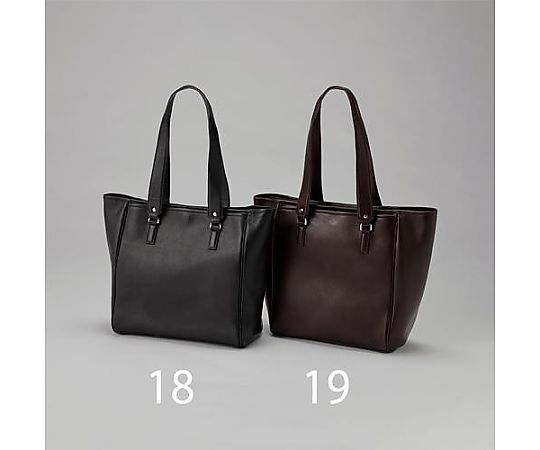 アズワン 460x340x150mm トートバッグ(牛革/ブラウン) EA927AE-19 1個(ご注文単位1個)【直送品】