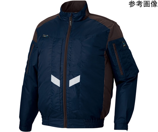 アイトス 長袖ブルゾン(空調服?)男女兼用 ネイビー 6L AZ-50299-008-6L 1着(ご注文単位1着)【直送品】