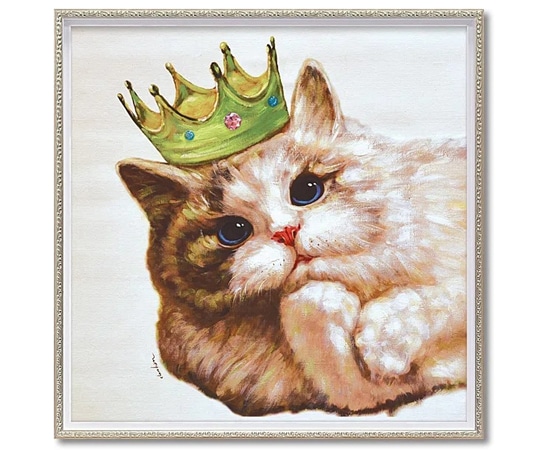 ユーパワー オイル ペイント アート｢キング キャット(Mサイズ)｣ OP-18010 1個（ご注文単位1個）【直送品】