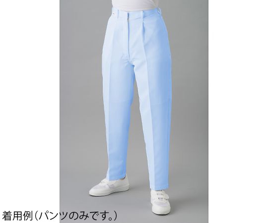 東洋リントフリー クリーンルーム用パンツ(女性用) 青 LL JA351B-02 LL 1本 (ご注文単位1本)【直送品】
