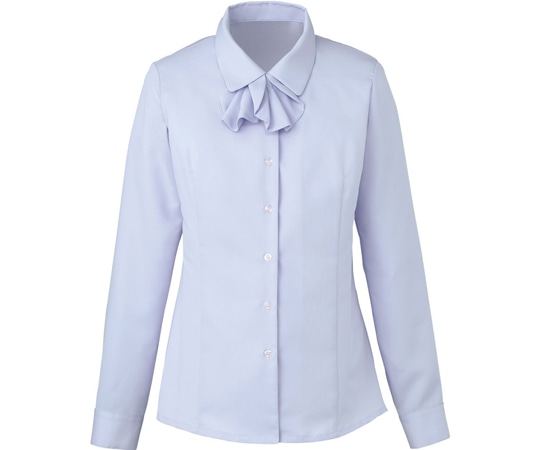 カーシーカシマ ENJOY シャツブラウス AIR CON PIQUE ブルー 15号 EWB434 1枚（ご注文単位1枚）【直送品】