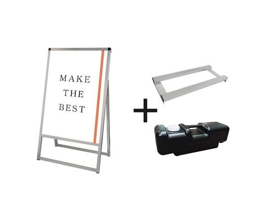 常磐精工 バリウススタンド看板 B1片面 ウエイトアーム・水タンクセット VASKAC-B1K-3SET 1個(ご注文単位1個)【直送品】