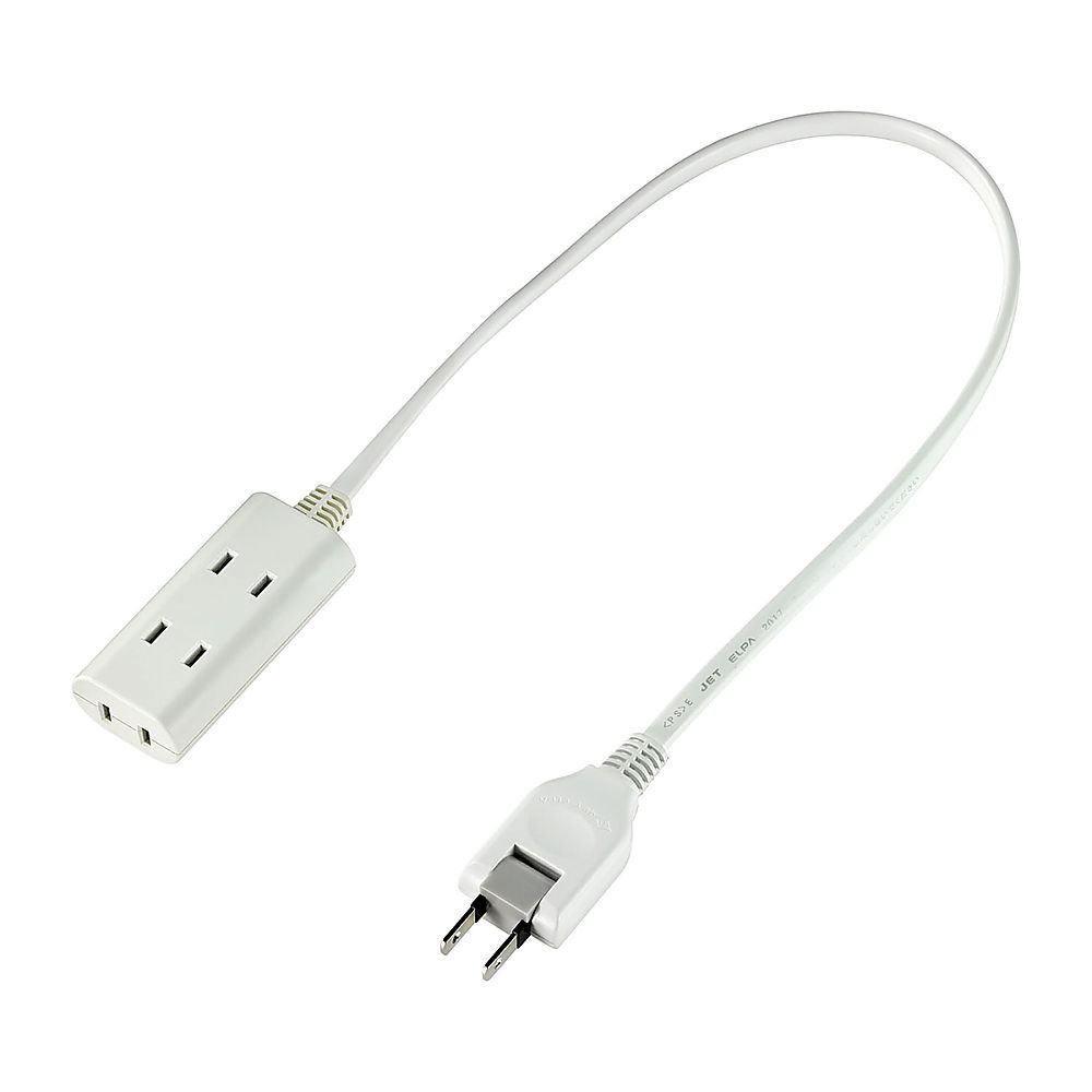 ELPA ちょっとコードタップ 3個口 50cm WB-CT305B(W) 1個(ご注文単位1個)【直送品】